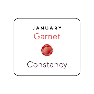 January Birthstone Chart