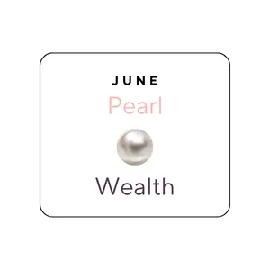 June Birthstone Chart
