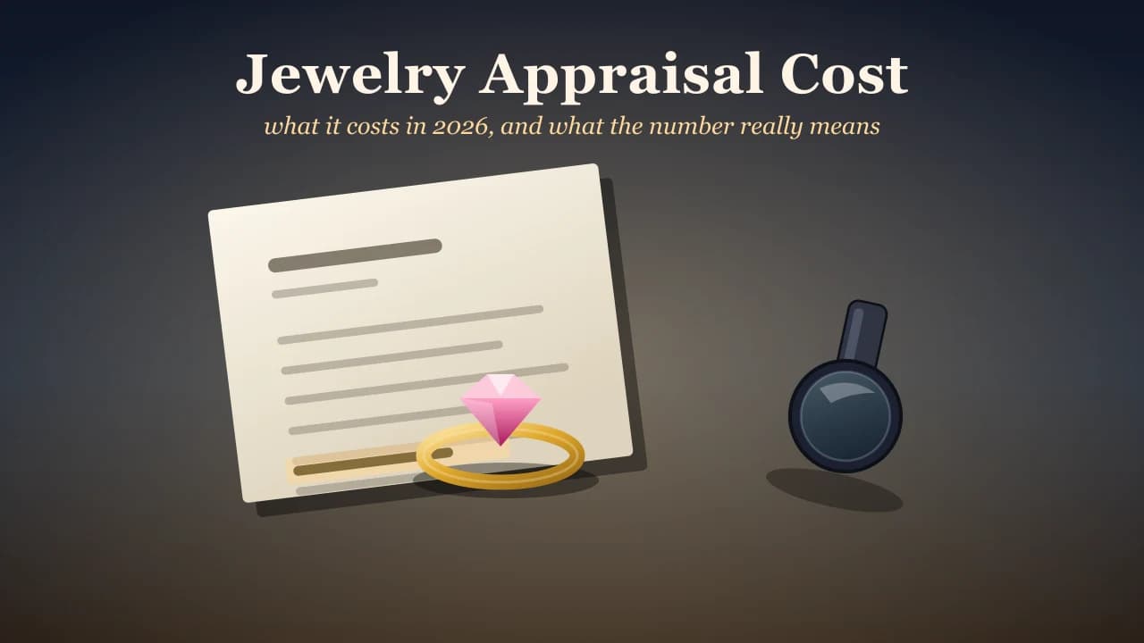 Jewelry Appraisal Cost in 2026: What You Pay, and Why That Number Is Not What Your Ring Is Worth