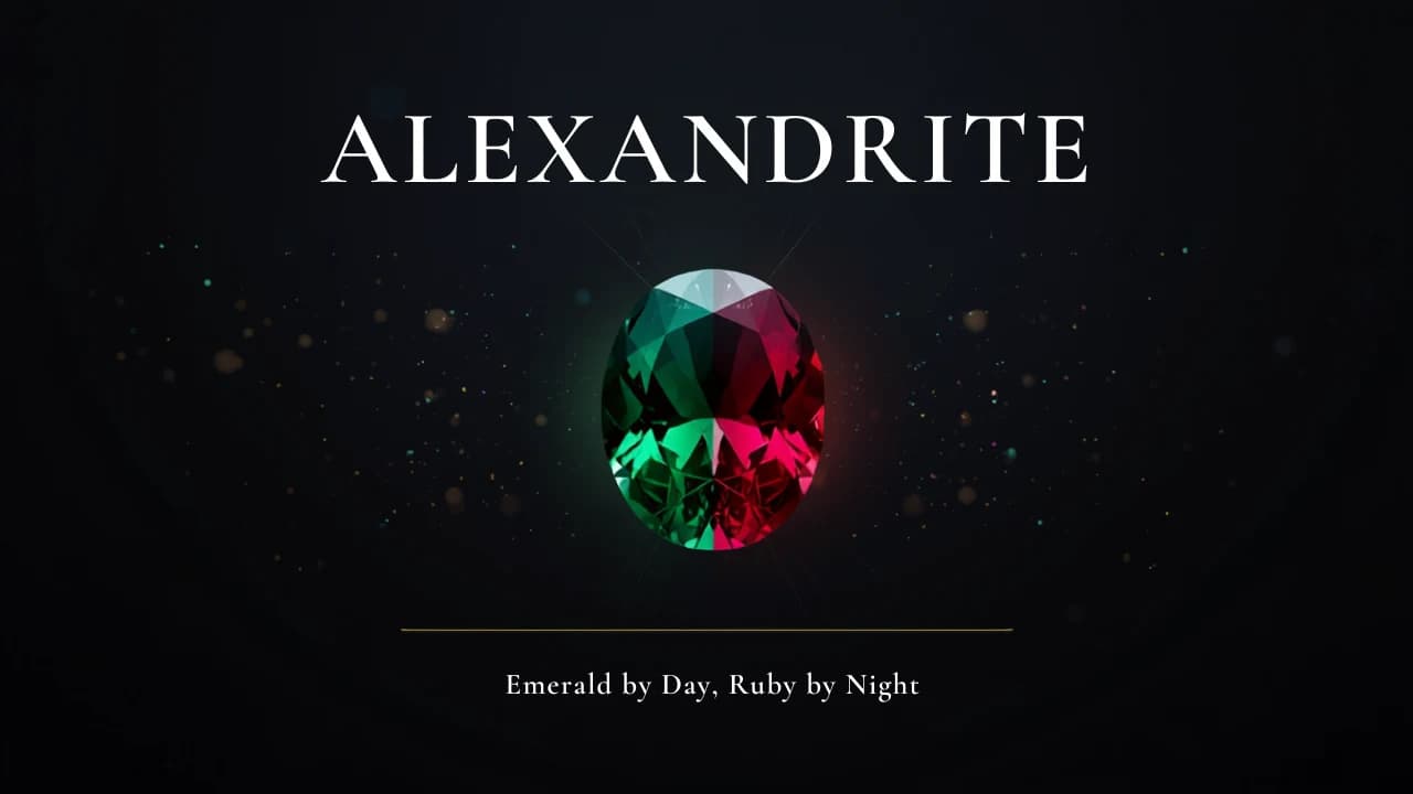 Alexandrite: Meaning, the Colour-Change Magic, and Why It Is June's Rarest Birthstone