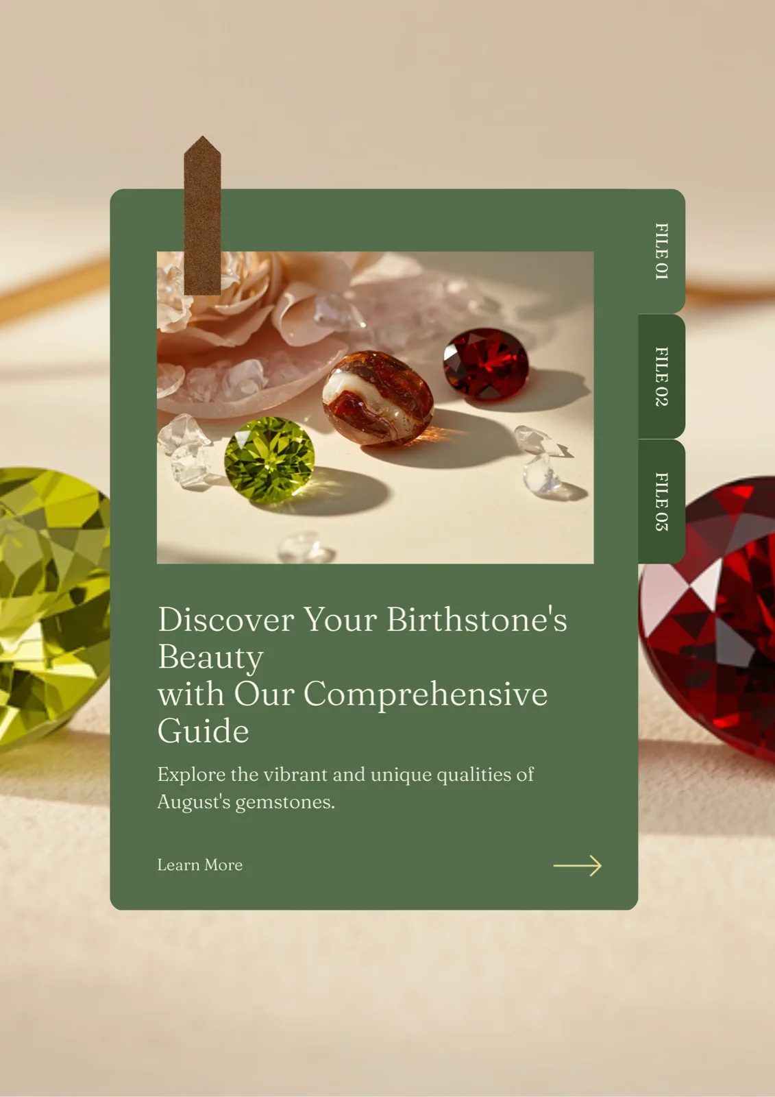 August's Birthstone: The Complete Guide to Peridot, Sardonyx and Spinel