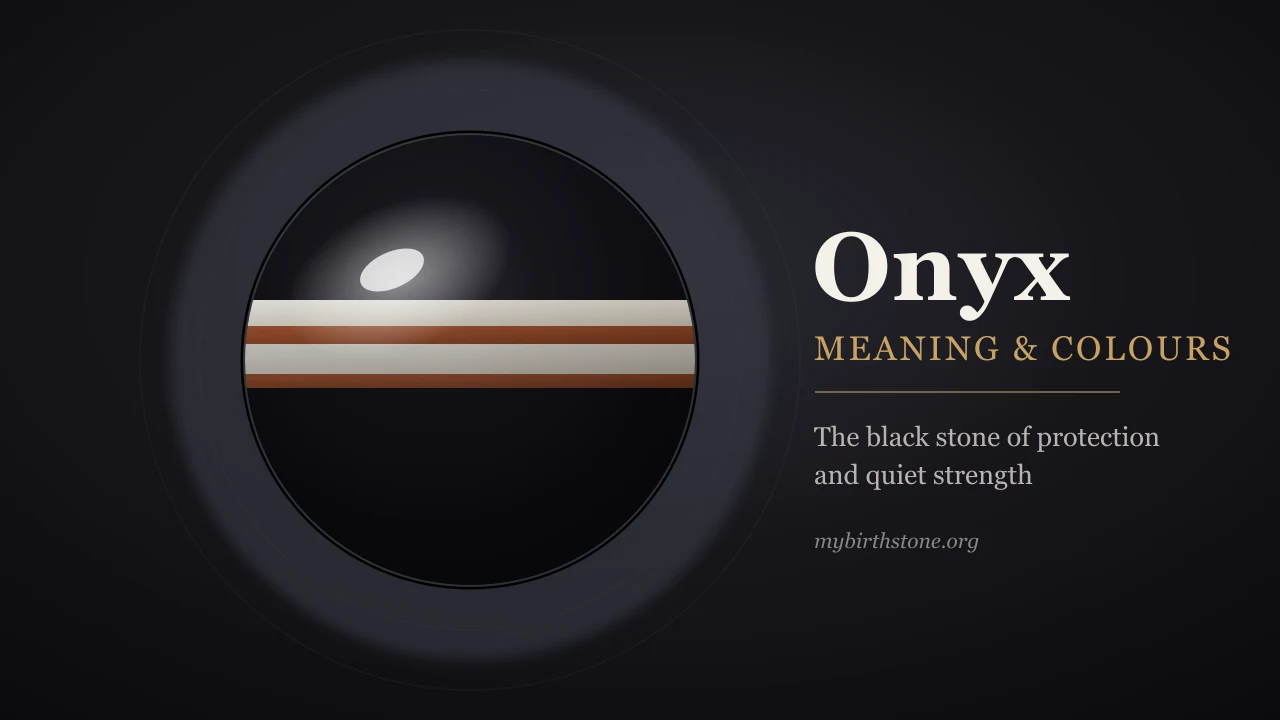 Onyx: Meaning, Colours, and the Black Stone That's Almost Always Dyed