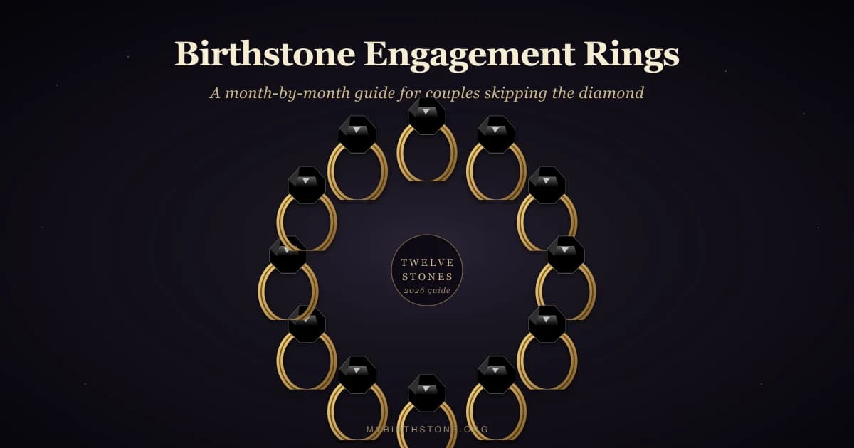 Birthstone Engagement Rings: A 2026 Month-by-Month Guide for Couples Skipping the Diamond